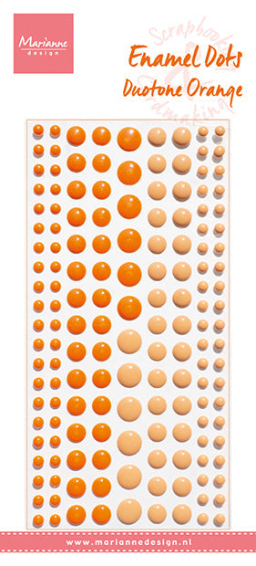Marianne Design Enamel Dots - Duotone Orange — Ecstasy Crafts