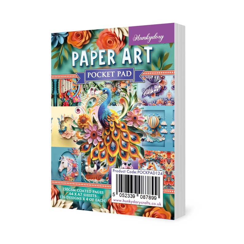 Bloc-notes de papier d'art de poche
