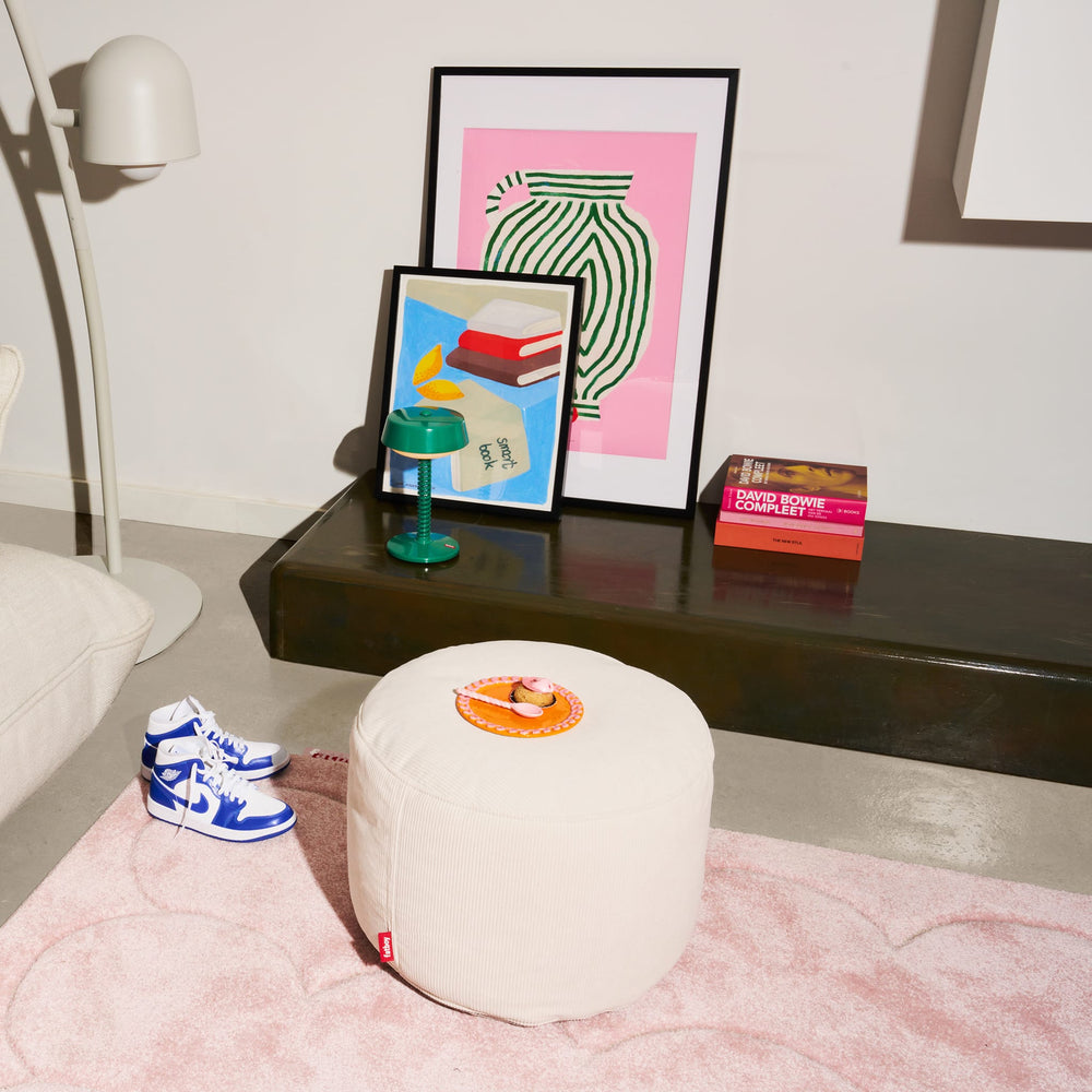 Pouffe et repose-pieds Point en corde<br> Utilisation en intérieur