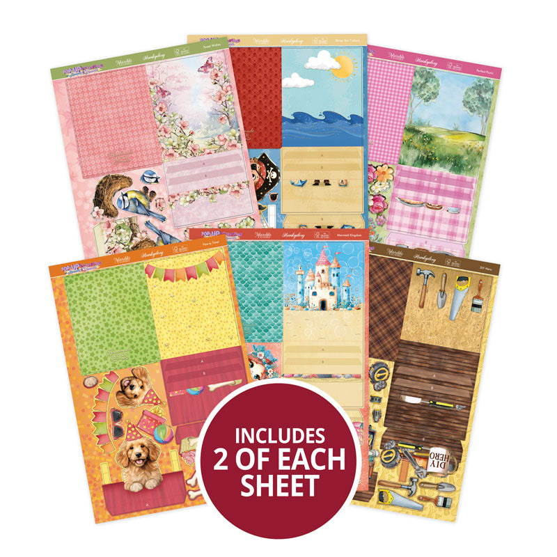 Cartes pop-up à paliers - Cartes Moments & Souvenirs - Lot 1