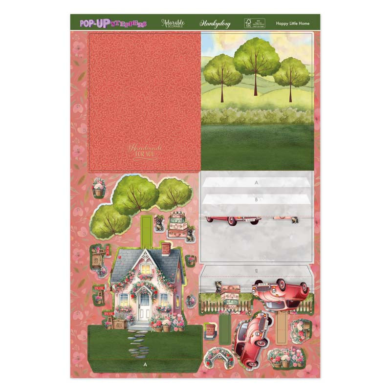 Cartes à pliage pop-up - Happy Little Home