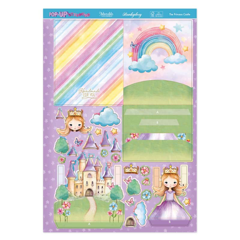 Cartes à Soufflet Pop-Up - Le Château de la Princesse
