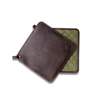 WITLOFT | Manique Set de 2pcs Cuir - Marron Foncé