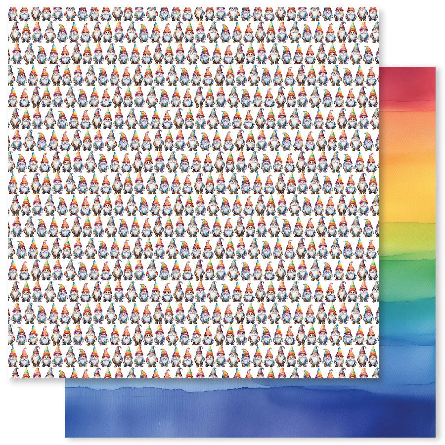 Rainbow Garden Basics E 12x12 Paper (12pc Bulk Pack) 31524 — Ecstasy Crafts