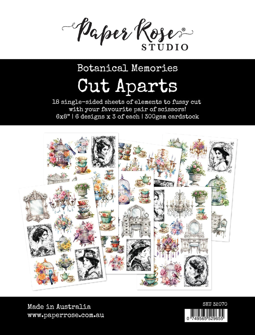 Botanical Memories Éléments à Découper Papier Pack 32070