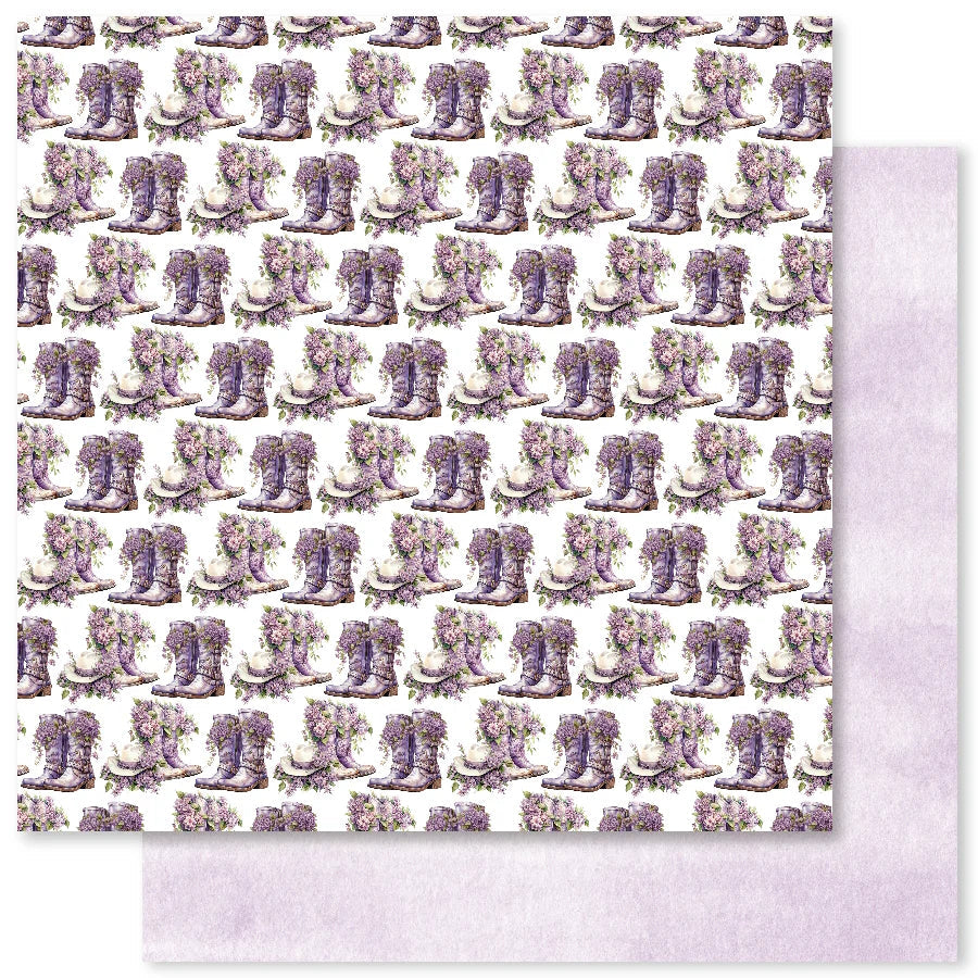 Lavender & Roses C 12x12 Paper (12pc Bulk Pack) 32172 — Ecstasy Crafts