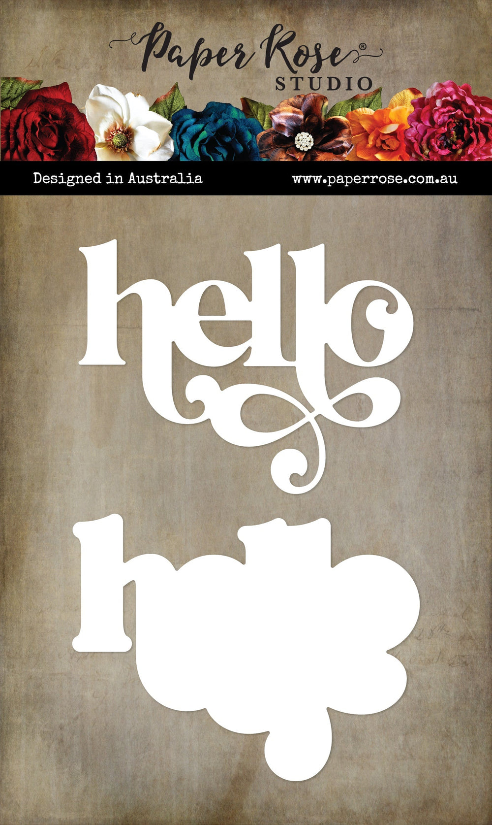 Fancy Script Layered Hello Metal Cutting Die 32478 — Ecstasy Crafts