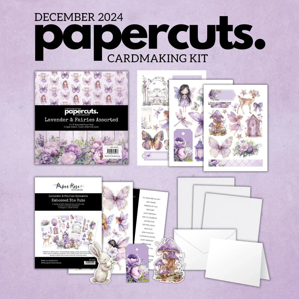 Lavender & Fairies Papercuts Kit 33723 — Ecstasy Crafts