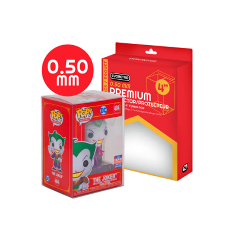 EVORETRO PREMIUM Funko Pop Plastic Protector for 4 Inch 0.50MM