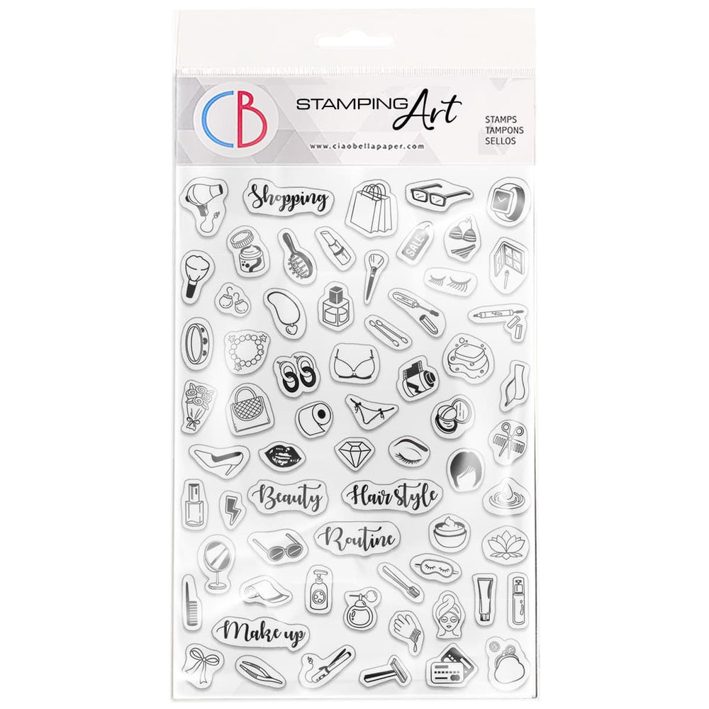 Ciao Bella Clear Stamp Set 4"x6" BuJo Beauty — Ecstasy Crafts