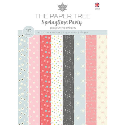 The Paper Tree Springtime Party Papiers de fond A4