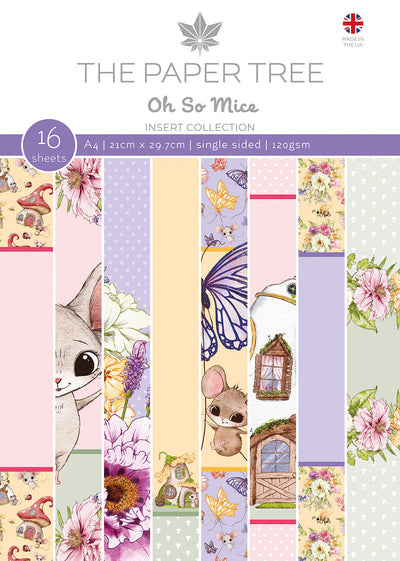 The Paper Tree Oh So Mice Collection d'inserts A4