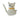 Darling - Baby Benny Cat - Off white / Pale blue
