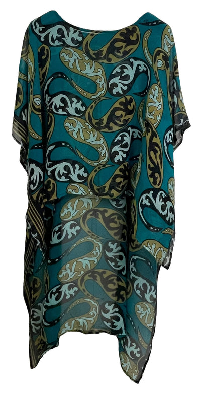 PRG7717 Sheer Avatar Pure Silk Hi Lo Top