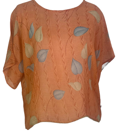 PRG4949 Haut ample en pure soie transparente Avatar
