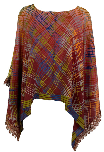PRC6995 Capelet Poncho en Soie Pure Avatar