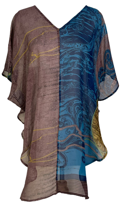 PRG7226 Haut drapé en pure soie Avatar