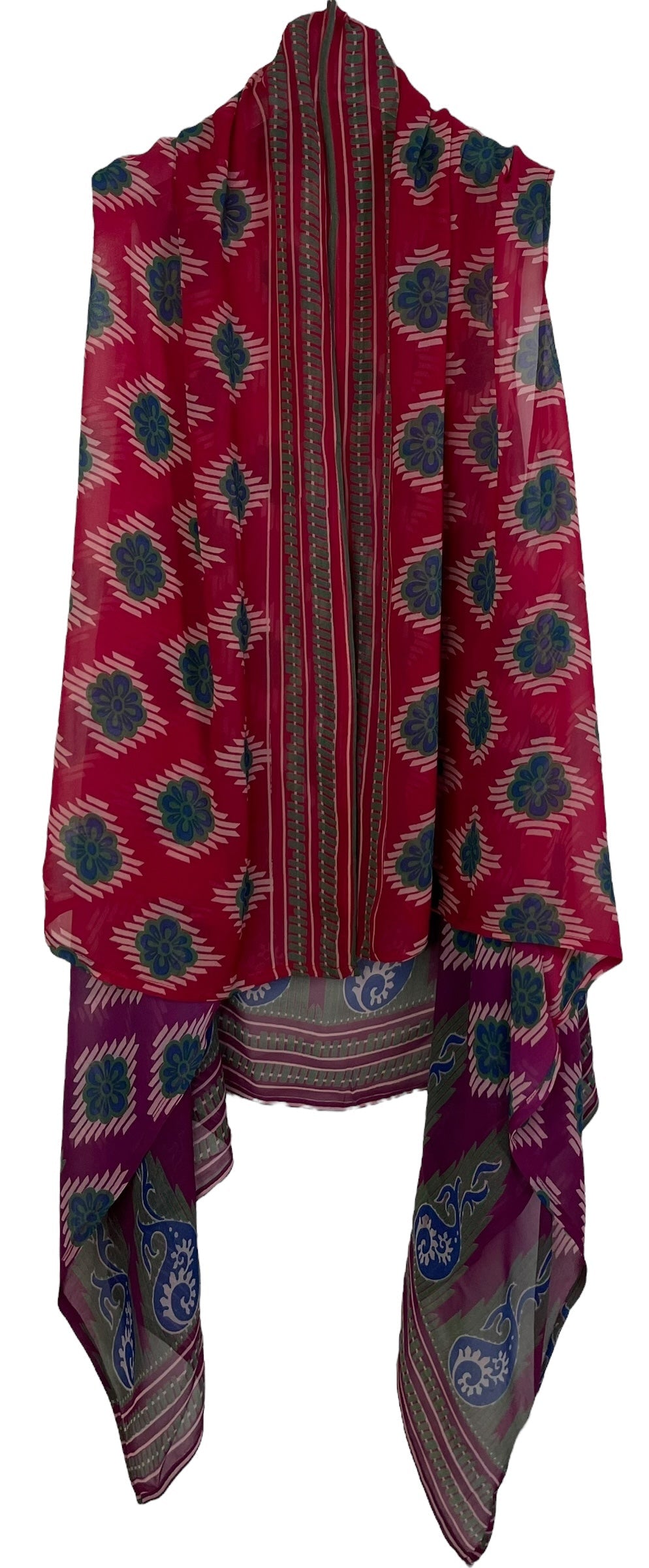 PRG6755 Sheer Avatar Pure Silk Versatile Vest