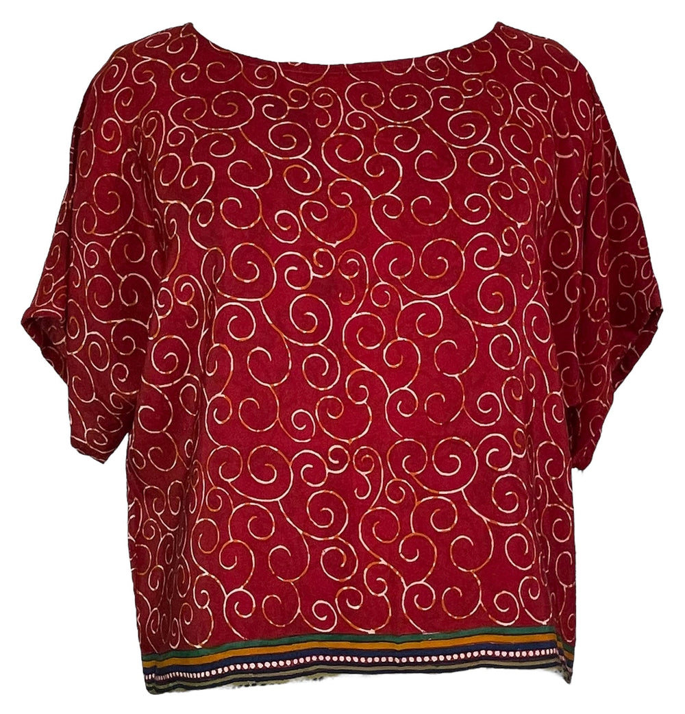 PRC5694 Haut ample en pure soie Avatar
