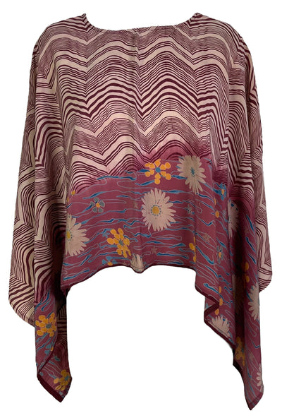 PRC6701 Capelet Poncho en Soie Pure Avatar