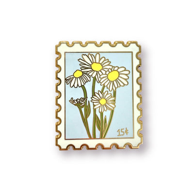 Épingle à courrier "Daisy" en émail