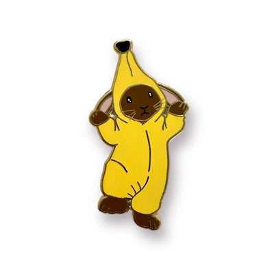 Broche Émail Lapin Banane
