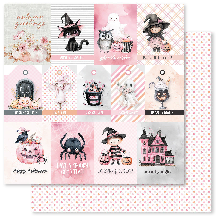 Pink Halloween A 12x12 Paper (12pc Bulk Pack) 32799 — Ecstasy Crafts