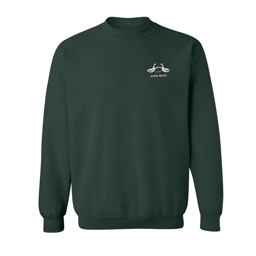 Crewneck "Goose Bumps" Embroidered
