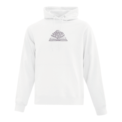Hoodie "Blooming Book" brodé