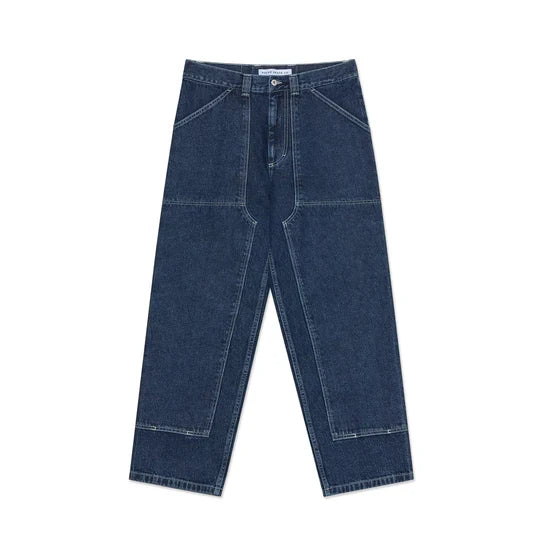 Polar Skate Co. 'Big Boy' Baggy Work Pants - Chaps Indigo
