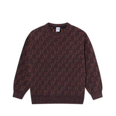 Polar Skate Co. 'George' Chandail - Motif P/Marine/Orange