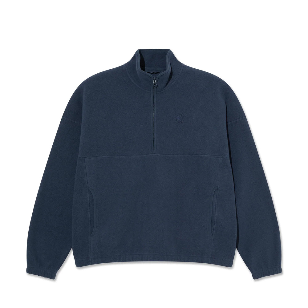 Polar Skate Co. chandail à demi-fermeture éclair 'Ivan' - Bleu Gris