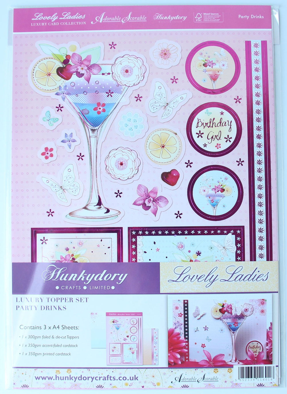 Lovely Ladies Luxury Topper Sets - Party Drinks — Ecstasy Crafts
