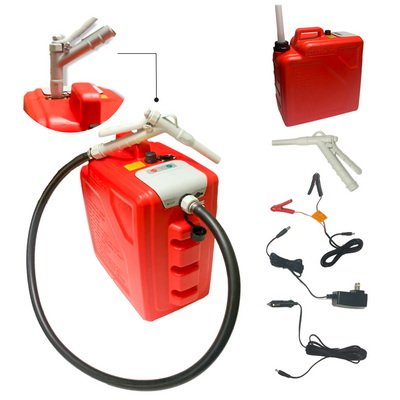 Nouvelle PompeMatic Station de Carburant Portable – Tuyau Robuste en Caoutchouc, Système de Ravitaillement Multi-Alimentation