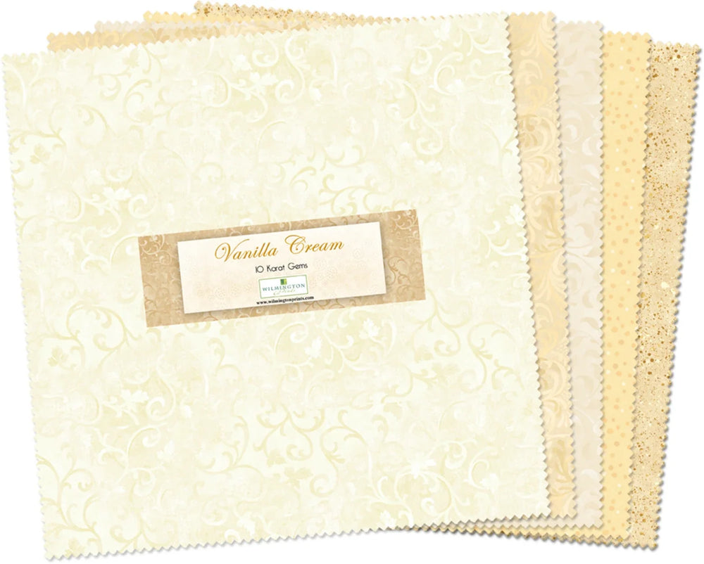 Wilmington Prints - Vanilla Cream - 42pcs/bundle - Layer Cake