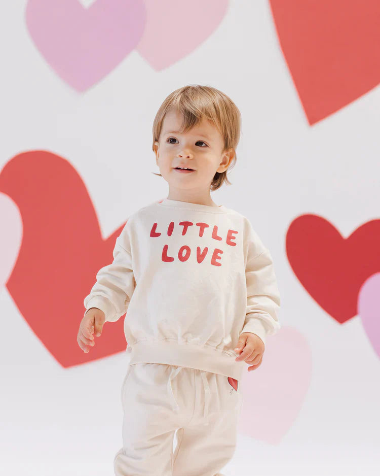 Relaxed Fleece Sweatshirt | Quincy Mae | Little Love