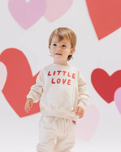 Chandail ample en molleton | Quincy Mae | Little Love