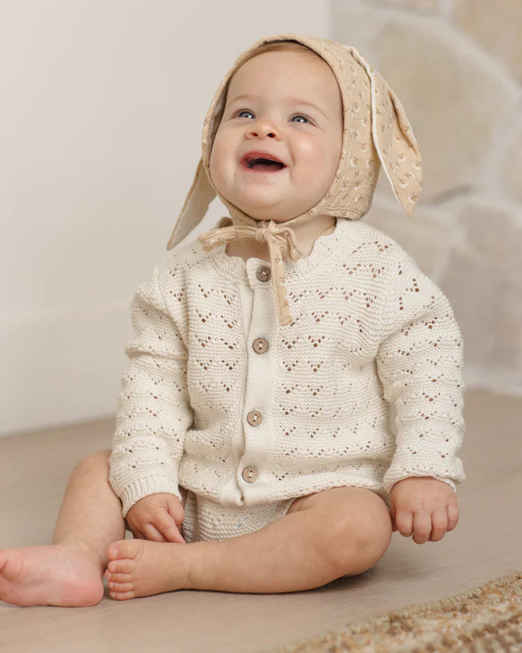 Cardigan en tricot | Naturel | Quincy Mae