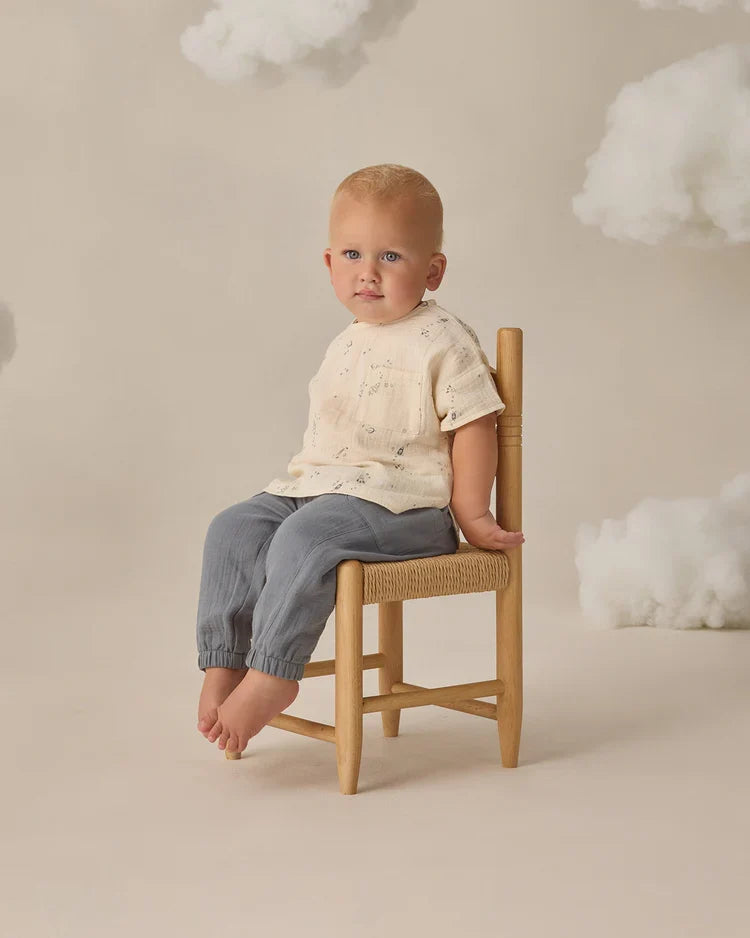 Pantalon Luca | Océan | Quincy Mae