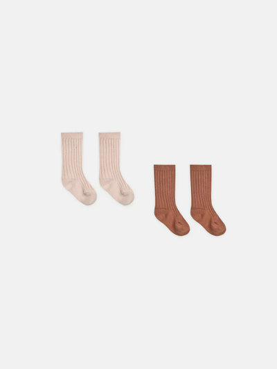 Ensemble de chaussettes | Blush, Coquelicot | Quincy Mae