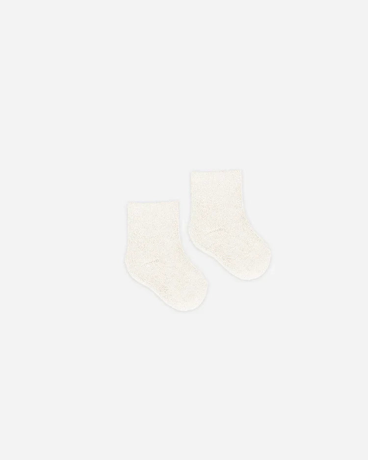 Chaussettes douillettes | Ivoire | Quincy Mae