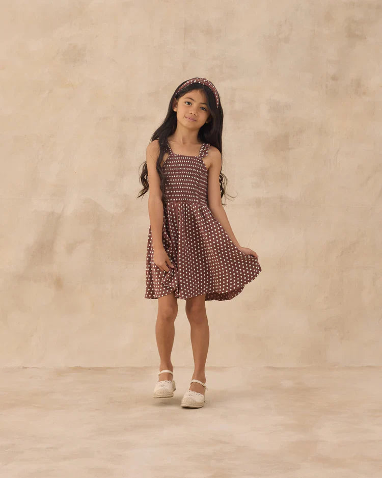 Robe Lainey | Pois Chocolat | Rylee & Cru