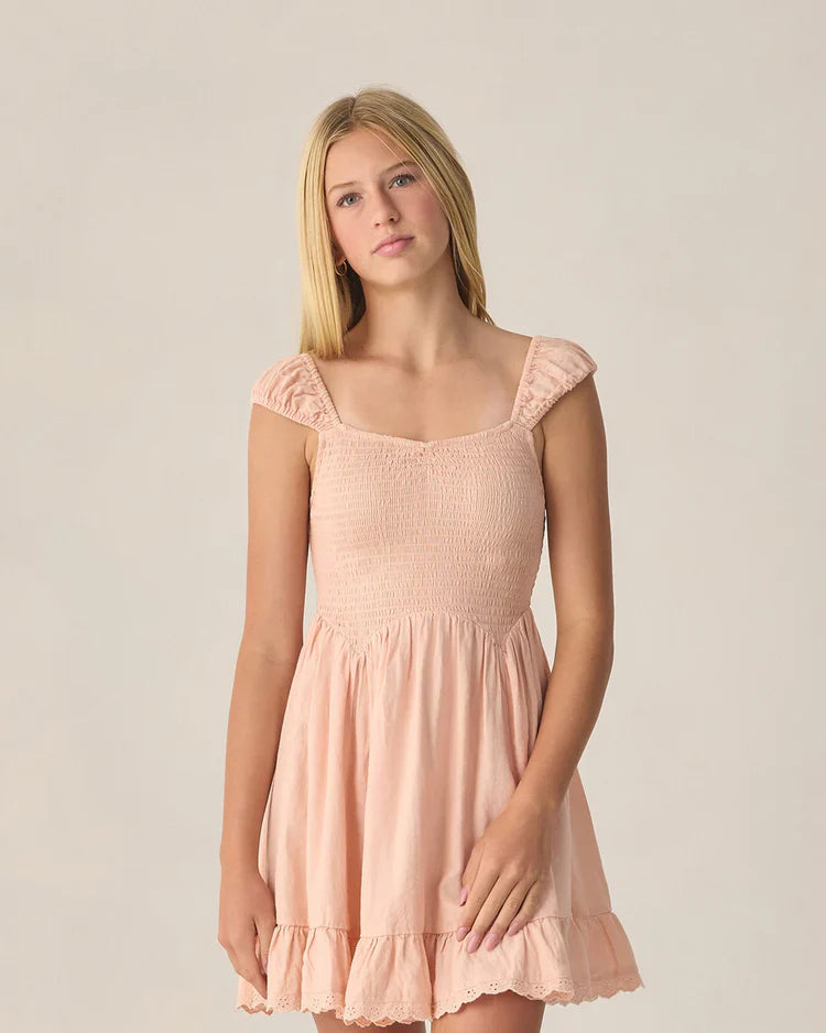 Robe Kalina pour adolescentes | Rose | Rylee & Cru