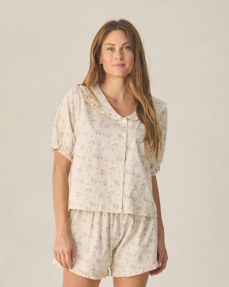 Ensemble de pyjama Delilah pour femmes | Jardin Pastel | Rylee & Cru