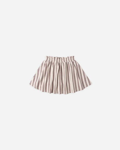 Jupe-culotte Sasha | Rayures Brunes | Rylee & Cru
