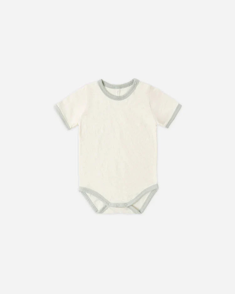 Ringer Bodysuit | Seafoam | Rylee & Cru