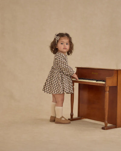 Ribbed Socks | Black, Antique | Rylee & Cru
