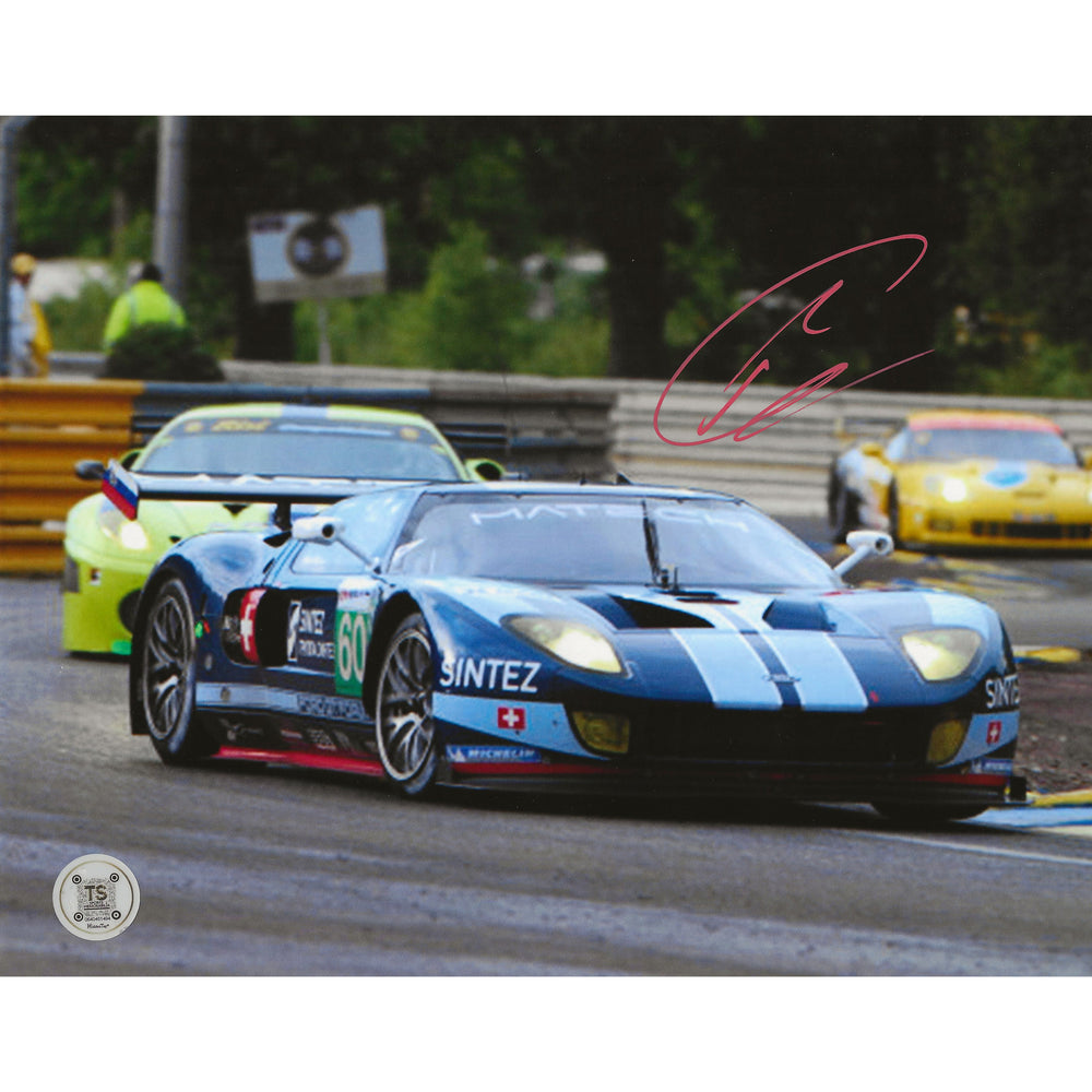 Photo 8x10 de Romain Grosjean, autographiée, 24 Heures du Mans 2010