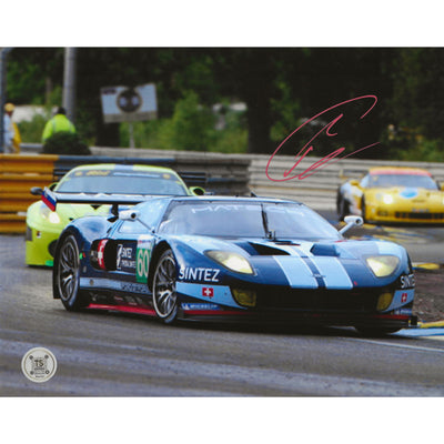 Photo 8x10 de Romain Grosjean, autographiée, 24 Heures du Mans 2010