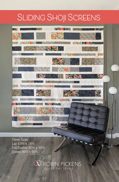 Sliding Shoji Screens Pattern by Robin Pickens